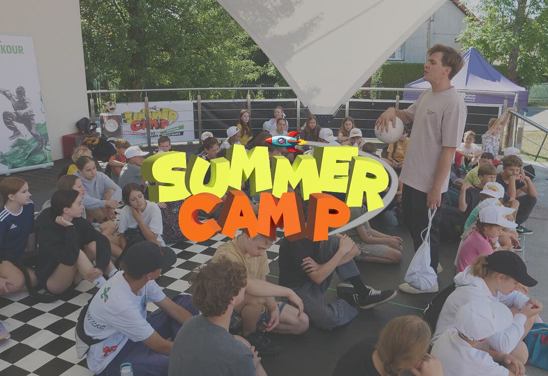 Children in athletic wear doing gymnastics at Studio 33